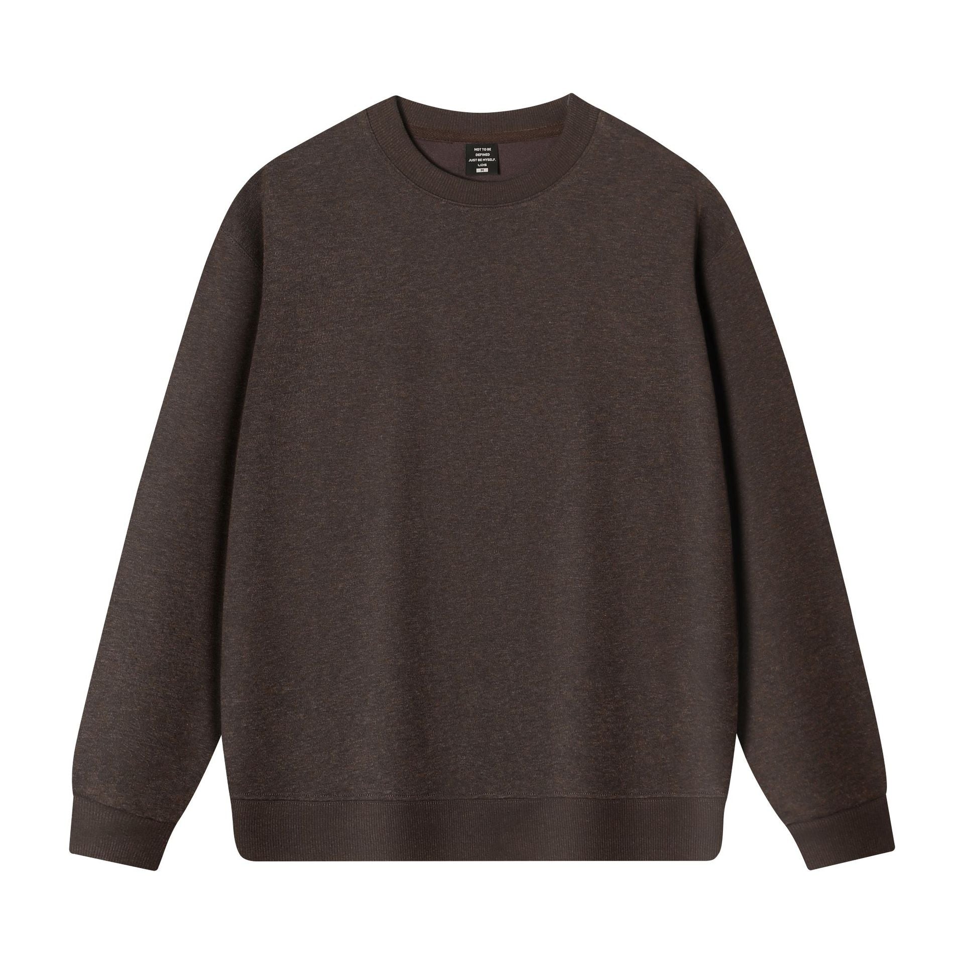 Loose round neck long sleeved sweatshirt for men