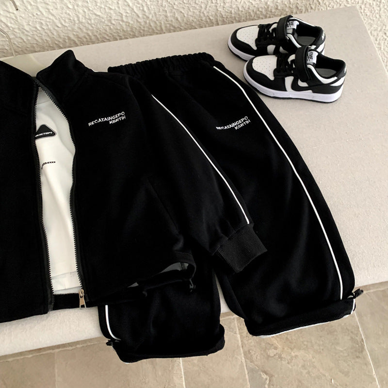 Children's clothing boys' autumn clothing outerwear set