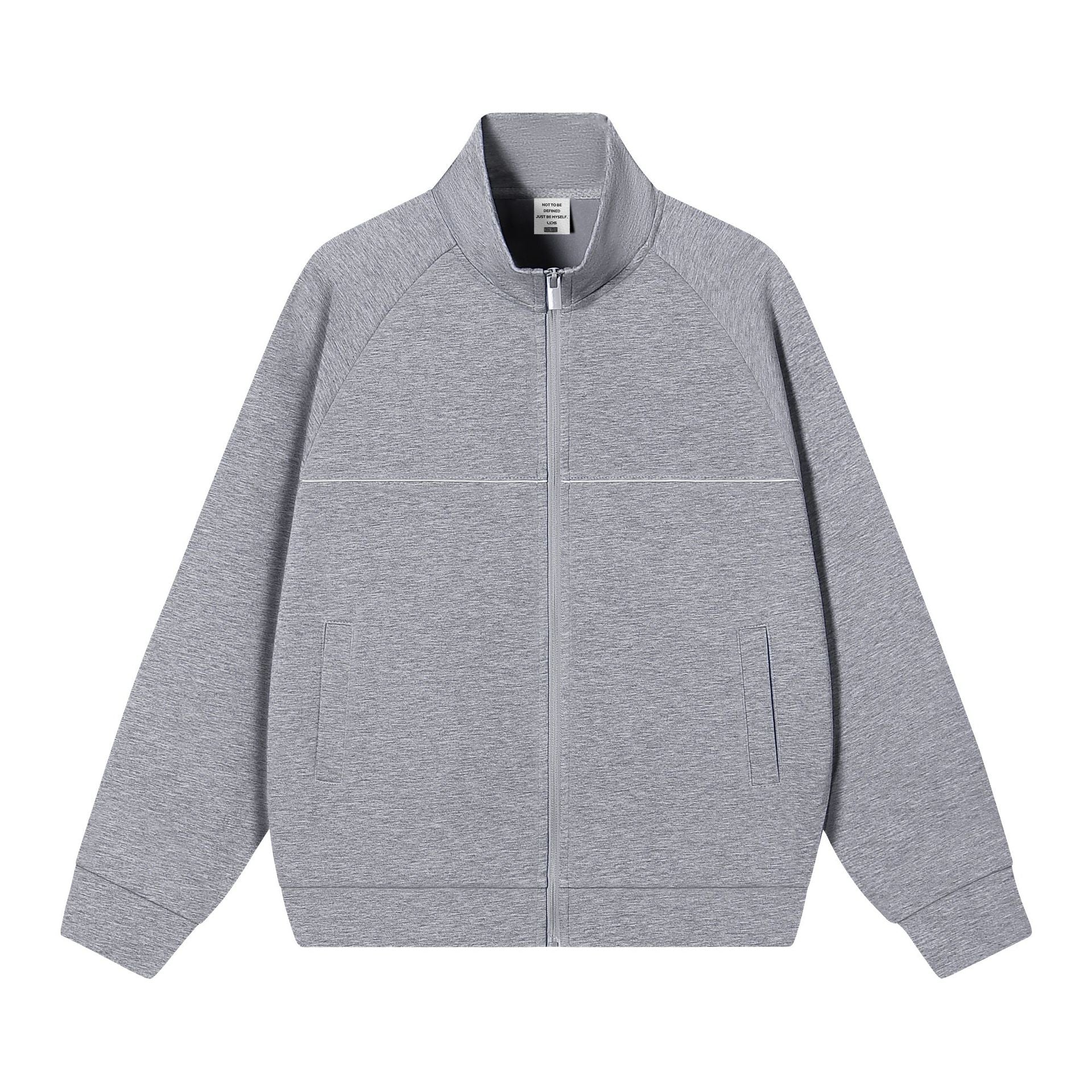 Stand up collar zipper jacket for men