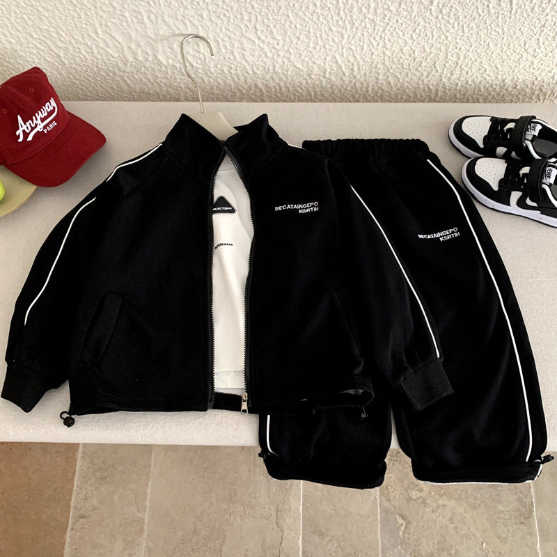 Children's clothing boys' autumn clothing outerwear set